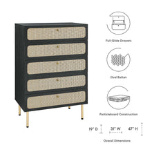Load image into Gallery viewer, Chaucer 5-Drawer Chest by Modway