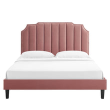 Load image into Gallery viewer, Colette Performance Velvet King Platform Bed by Modway