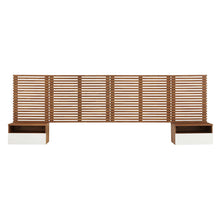Load image into Gallery viewer, Render Wall Mount King Headboard and Modern Nightstands by Modway