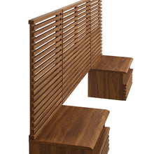 Load image into Gallery viewer, Render Wall Mount Twin Headboard and Modern Nightstands by Modway
