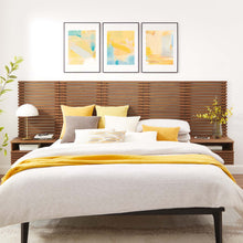Load image into Gallery viewer, Render Wall Mount Queen Headboard and Modern Nightstands by Modway