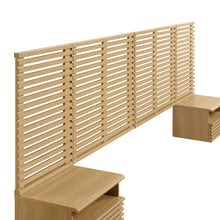Load image into Gallery viewer, Render Wall Mount King Headboard and Modern Nightstands by Modway