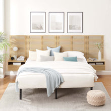 Load image into Gallery viewer, Render Wall Mount King Headboard and Modern Nightstands by Modway