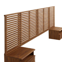 Load image into Gallery viewer, Render Wall Mount King Headboard and Modern Nightstands by Modway
