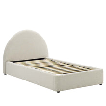 Load image into Gallery viewer, Resort Upholstered Fabric Arched Round Twin Platform Bed by Modway