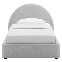 Load image into Gallery viewer, Resort Upholstered Fabric Arched Round Twin Platform Bed by Modway
