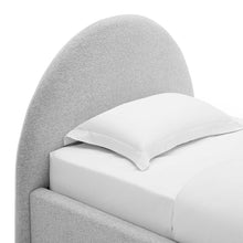 Load image into Gallery viewer, Resort Upholstered Fabric Arched Round Twin Platform Bed by Modway