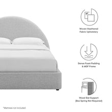 Load image into Gallery viewer, Resort Upholstered Fabric Arched Round Full Platform Bed by Modway