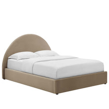 Load image into Gallery viewer, Resort Performance Velvet Arched Round Full Platform Bed by Modway
