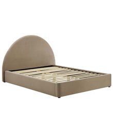 Load image into Gallery viewer, Resort Performance Velvet Arched Round Full Platform Bed by Modway