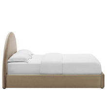 Load image into Gallery viewer, Resort Performance Velvet Arched Round Full Platform Bed by Modway