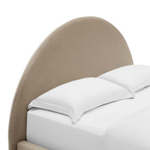 Load image into Gallery viewer, Resort Performance Velvet Arched Round Full Platform Bed by Modway