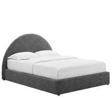 Load image into Gallery viewer, Resort Upholstered Fabric Arched Round Queen Platform Bed by Modway