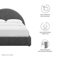 Load image into Gallery viewer, Resort Upholstered Fabric Arched Round Queen Platform Bed by Modway