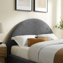 Load image into Gallery viewer, Resort Upholstered Fabric Arched Round Queen Platform Bed by Modway