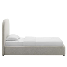 Load image into Gallery viewer, Keynote Upholstered Fabric Curved Twin Platform Bed by Modway