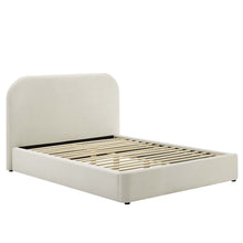 Load image into Gallery viewer, Keynote Performance Velvet Curved Queen Platform Bed by Modway