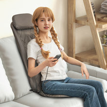 Load image into Gallery viewer, Massage Chair Pad with Heat and Vibration-Black