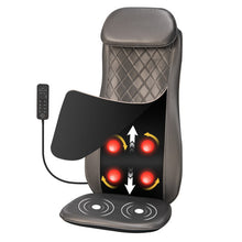 Load image into Gallery viewer, Massage Chair Pad with Heat and Vibration-Black