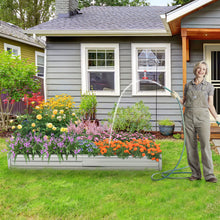 Load image into Gallery viewer, Metal Galvanized Raised Garden Bed with Open-Ended Base-8 x 4 ft