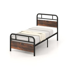 Load image into Gallery viewer, Twin/Full/Queen Size Bed Frame with Industrial Headboard-Twin Size