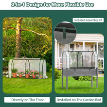 Load image into Gallery viewer, 47.5 x 21.5 x 24 Inch Mini Greenhouse with Roll-up Zipper Door