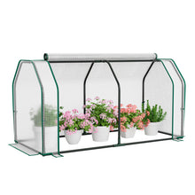 Load image into Gallery viewer, 47.5 x 21.5 x 24 Inch Mini Greenhouse with Roll-up Zipper Door