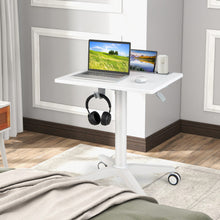 Load image into Gallery viewer, Mobile Laptop Desk with Tablet Holder for Home Office-White