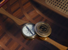 Load image into Gallery viewer, Beetles Compass w leather case