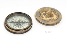 Load image into Gallery viewer, Makers to the Queen Compass w leather case