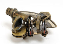 Load image into Gallery viewer, Nautical Sextant in leather case (Small)