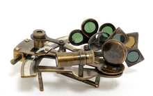 Load image into Gallery viewer, Nautical Sextant in wood box (Medium)