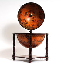 Load image into Gallery viewer, Globe bar 13 inches- 4 legged stand-red