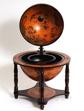 Load image into Gallery viewer, Globe bar 13 inches- 4 legged stand-red
