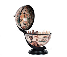 Load image into Gallery viewer, White Globe 13 inches with chess holder