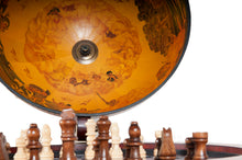 Load image into Gallery viewer, Red Globe 13 inches with chess holder