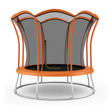 Load image into Gallery viewer, 10 Feet Unique Flower Shape Trampoline with Galvanized Steel Frame-Orange