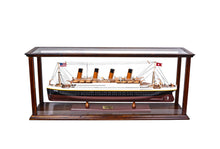 Load image into Gallery viewer, Display Case for Cruise Liner Midsize Classic Brown