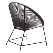 Load image into Gallery viewer, Pablo 2-Pack Accent Chairs in Black/Grey Rope w/ Black Metal Frame by Diamond Sofa