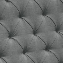 Load image into Gallery viewer, Park Avenue Eastern King Tufted Bed with Vintage Wing in Grey Linen by Diamond Sofa