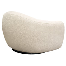 Load image into Gallery viewer, Pascal Swivel Chair in Bone Boucle Textured Fabric w/ Contoured Arms & Back by Diamond Sofa
