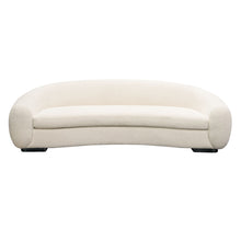 Load image into Gallery viewer, Pascal Sofa in Bone Boucle Textured Fabric w/ Contoured Arms & Back by Diamond Sofa