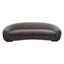 Load image into Gallery viewer, Pascal Sofa in Charcoal Boucle Textured Fabric w/ Contoured Arms & Back by Diamond Sofa