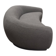 Load image into Gallery viewer, Pascal Sofa in Charcoal Boucle Textured Fabric w/ Contoured Arms & Back by Diamond Sofa