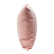 Load image into Gallery viewer, Set of (2) 16" Square Accent Pillows in Blush Pink Velvet by Diamond Sofa