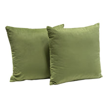 Load image into Gallery viewer, Set of (2) 16" Square Accent Pillows in Sage Green Velvet by Diamond Sofa