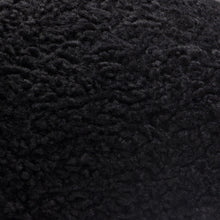 Load image into Gallery viewer, Set of (2) 10" Round Accent Pillows in Black Faux Sheepskin by Diamond Sofa