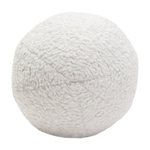Load image into Gallery viewer, Set of (2) 10" Round Accent Pillows in White Faux Sheepskin by Diamond Sofa