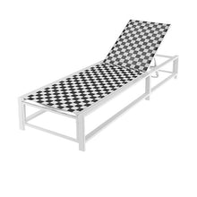 Load image into Gallery viewer, Outdoor Adjustable Patio Chaise Lounge Chair with Wheels and Sturdy Metal Frame