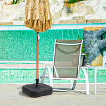 Load image into Gallery viewer, Fillable Patio Umbrella Base with Handle Fit 1.5 Inch Umbrella Poles-Black